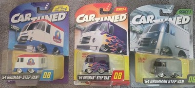 MGA Entertainment Car Tuned 3 Grunman Step VANS Zmack Ice Cream FLAMES 1:64 HTF