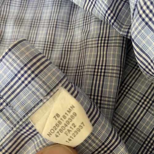 Nordstrom Dress Shirt Men’s 16.5 34-35 Blue Long Sleeve Button Up - Picture 5 of 14