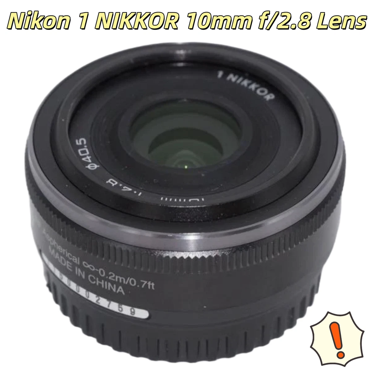 Nikon 1 NIKKOR 10mm Focal Camera Lenses for sale | eBay