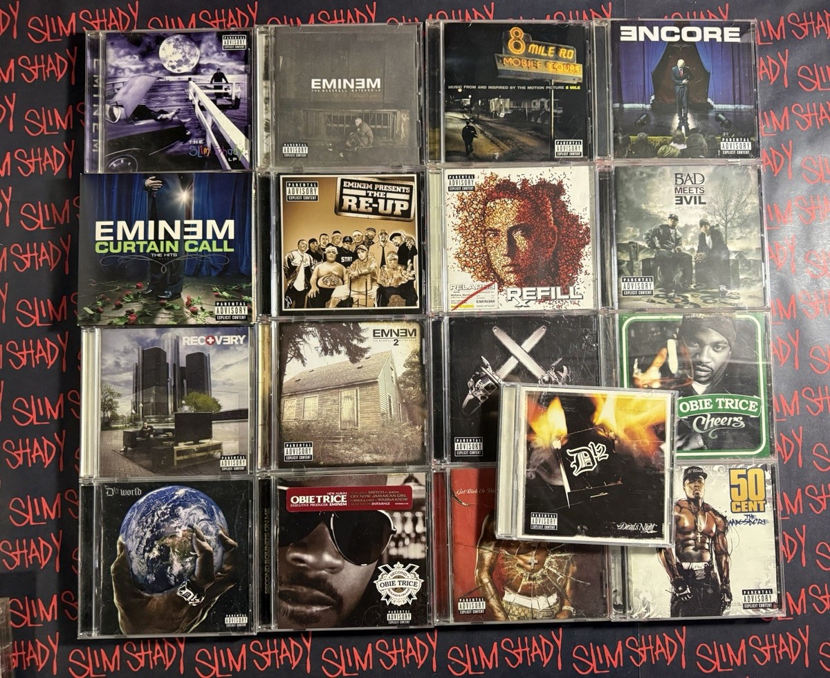 Eminem Album 12 CD まとめ売り Eminem CD Lot 17 Stan's Seedy Starter Set D12 Shady Records All