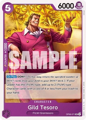 Gild Tesoro - Normal OP06-071 Wings of the Captain NM