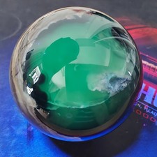 403g RARE Natural Volcanic Rock agate Sphere Quartz Crystal Ball Healing D412