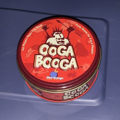 OOGA BOOGA Game Funny Party Memory Card Game Blue Orange  ︎ In Tin