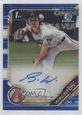 2019 Bowman Draft Chrome Pick Blue Refractor /150 Blake Walston #CDA-BW Auto 2h5