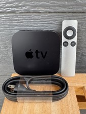 Apple TV 3rd Generation 8GB HD Media Streamer A1469 Remote  Power Cord -Tested