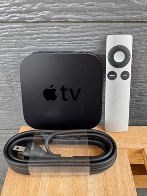 Apple TV 3rd Generation 8GB HD Media Streamer A1469 Remote & Power Cord -Tested
