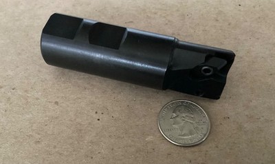carbide inserted milling cutter weldon shank 1 inch cut TPU21.51 TPG cnc mill