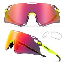 ROCKBROS Herren Fahrrad Sonnenbrille Anti Blaulicht MTB Fahrrad Brille Outdoor Sport