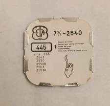 ETA 7 3/4 - 2540 REF. 445 PONTE DEL PULL SCALE COVER SETTING LEVER 