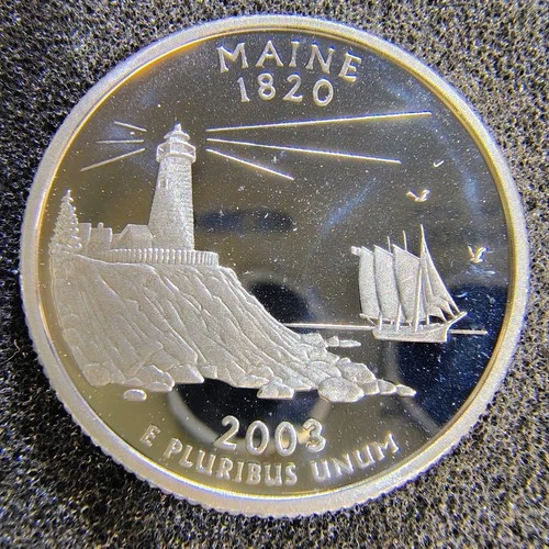 2003-S 50 State Quarters Maine Proof — photo from another recent sale