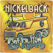 Nickelback - Get Rollin' Used Very Good Vinyl LP Explicit, Clear Vinyl, Orange