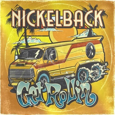 Nickelback - Get Rollin' [Used Very Good Vinyl LP] Explicit, Clear Vinyl, Orange