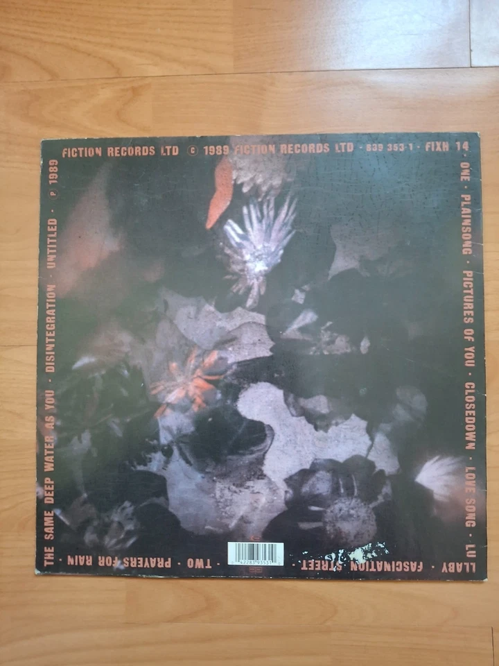 Cure Disintegration LP, foto 2 di 5