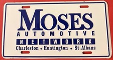 Moses Automotive Dealership License Plate Charleston St. Albans Huntington VT