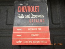 1929 To 1958 Chevrolet Parts Accessory Manual 1929 To 1958 Chevrolet Parts Accessory Manual