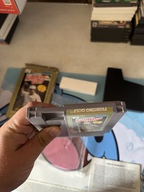 Lee Trevino's Fighting Golf Nintendo Nes Complete CIB Authentic 3 Screw Boxed