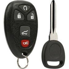 Key Fob Keyless Entry Remote with Ignition Key fits Suburban, Tahoe, 1-Pack