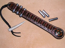 .44/.45 SASS Cowboy Action Shooting Loading Strip-- Brown