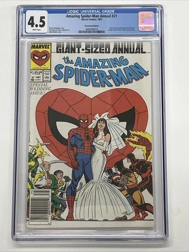 Amazing Spider-Man Annual #21 - 1987 - CGC 4.5
