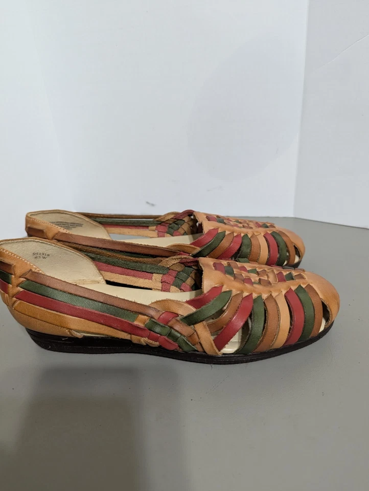 Mocasines coloridos sin cordones Softspots para mujer talla 6,5 W. Foto 2 de 4