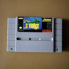 Asmik D-Force Game Cartridge Super Nintendo SNES NTSC-U/C (US/Canada)