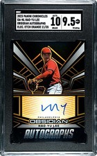 2023 Panini Chronicles Obsidian Hao-Yu Lee ETCH ORANGE /35 SGC 9.5 w/10 AUTO
