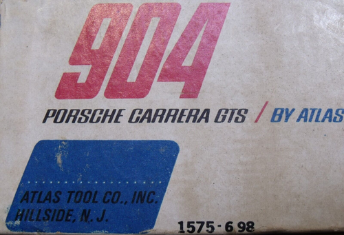 NOS Original 1965 Porsche 904 Carrera GTS Slot Racer Car Kit ~ 1/32 ~ Atlas - Picture 8 of 11