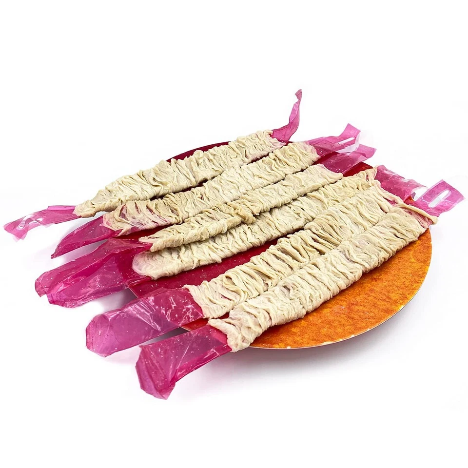 Carcasa de cerdo natural pretubada para piel comestible de grado A de salchicha, The Sausage Maker® Foto 2 de 4