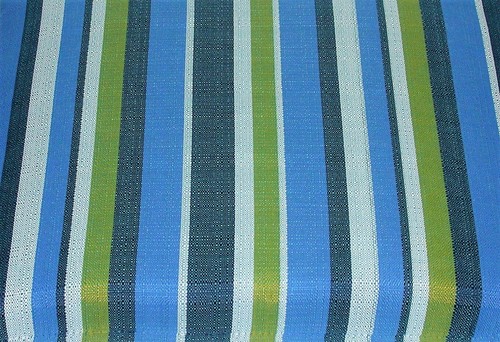Outdura® Outdoor Patio Seat Pad ~ Marisol Baltic Stripe ~ 19 x 18 x 2.5 NEW - Picture 2 of 4