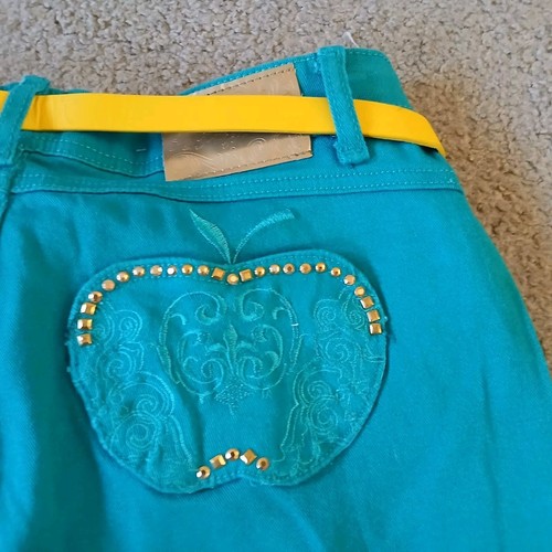 Y2K APPLE BOTTOM JEANS WOMEN'S 11/12 COTTON CANDY W/TAG BROKEN ZIPPER READ - Picture 14 of 23