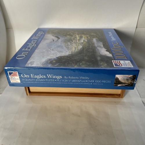 Great American Puzzle Factory 1000 Piece Puzzle ON EAGLES WINGS - Picture 6 of 8