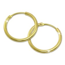 GoldDream 333 GelbGold Simply Auswahl Ohrringe Damen Creolen 8 Karat GDO090YX