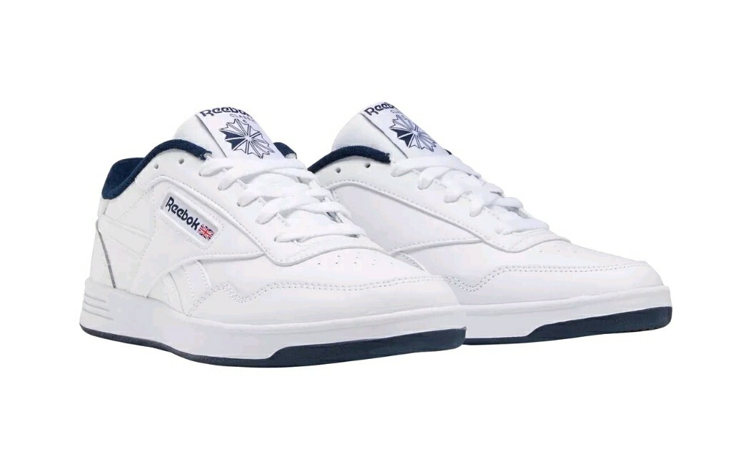 Reebok Men's Club MEMT Sneaker, Rubber Outsole, Padded Sockliner, White, Leather