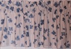 RALPH LAUREN CUSTOM ANYA BLUE FLORAL FABRIC VALANCE 74" x 17"
