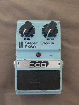 DOD Stereo Chorus FX60 1980s 3 Bar Foam Foot Pad Original