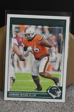 2024 Panini Score Leonard Taylor III Rookie Card New York Jets