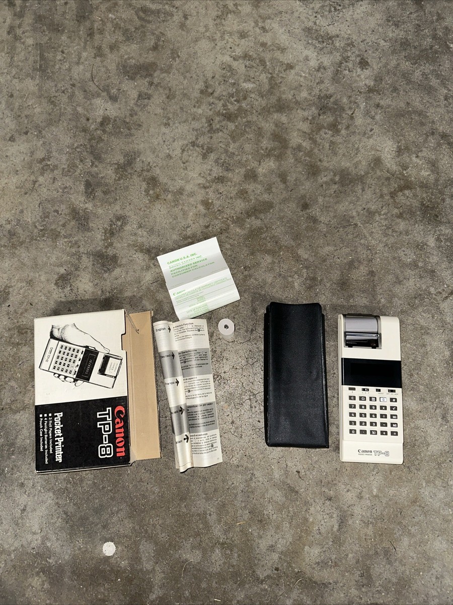 プリンター・複合機 Canon TP-8 Pocket printer プリンター・複合機 Canon TP-8 Pocket printer Vintage Canon