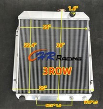 3row Aluminum Radiator For 1954-1956 Buick Specialroadmastercenturysuper 1955