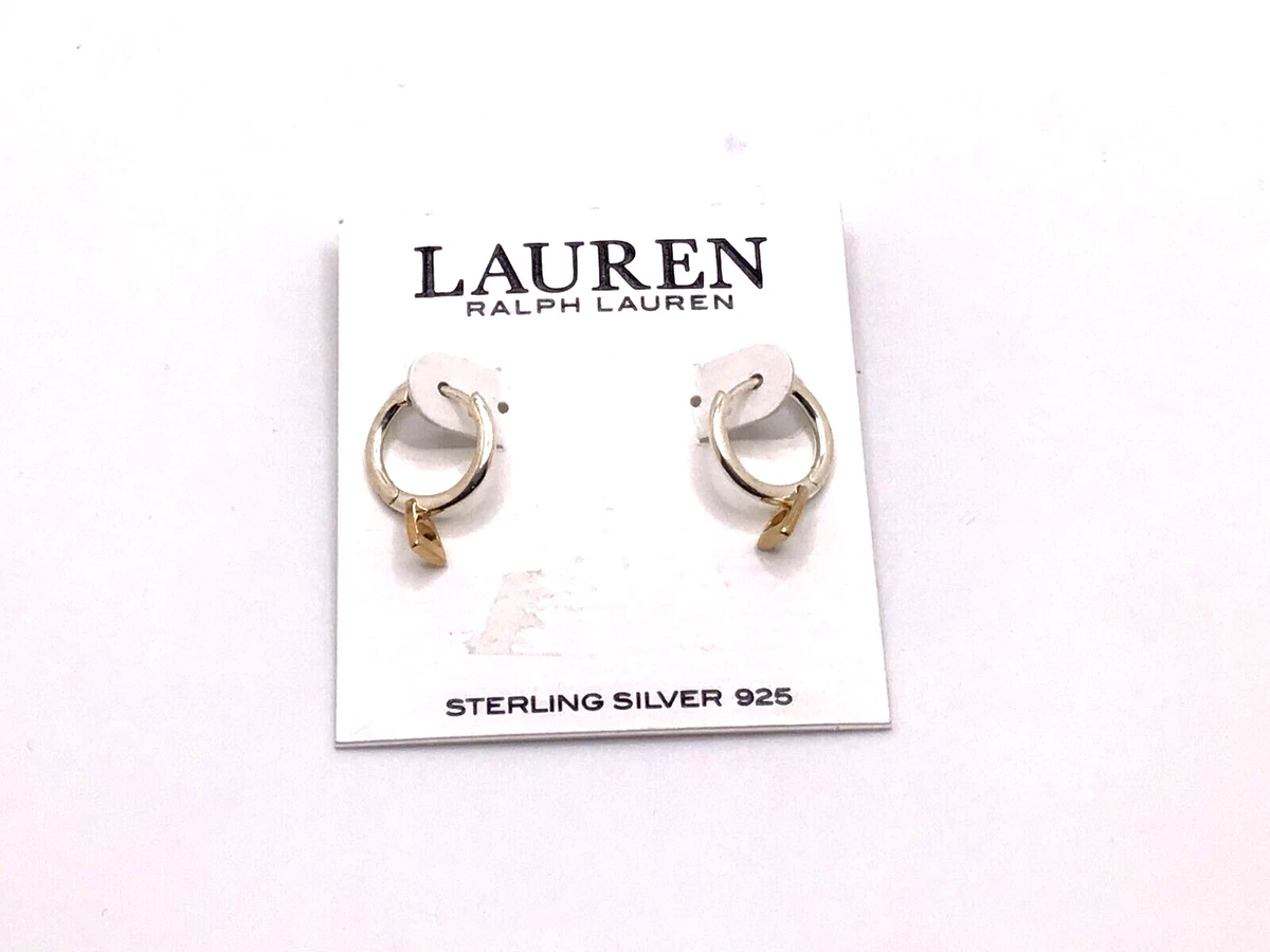 Ralph lauren sterling silver earrings Clearance