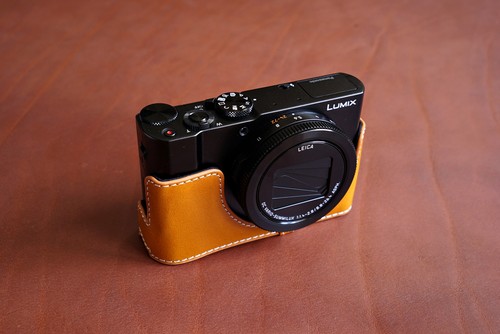 Original Echtleder Halbkamera Etui Tasche Abdeckung für Panasonic LX10 LX9 LX15 - Bild 19 von 42