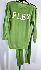 Women's FLEX Two Piece Long Sleeve Casual Two Piece Set - Green - SZ M