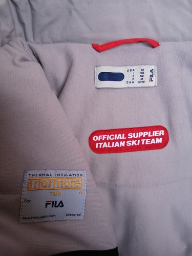 Tuta sci uomo Fila Italian Ski Team rossa - Taglia 50 - Foto 3 di 8