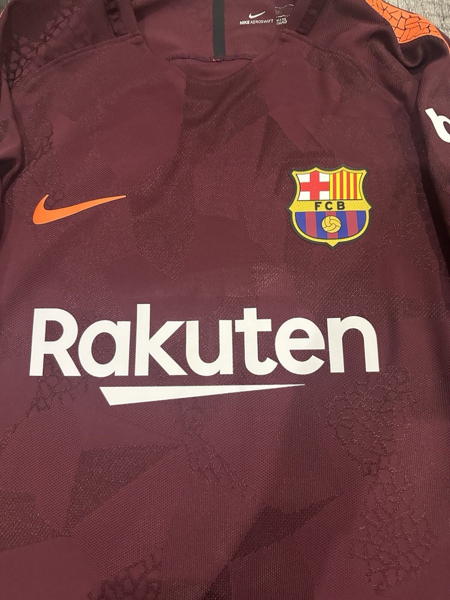 Leo Messi FC Barcelona 17/18 Nike Third Aeroswift Jersey Size