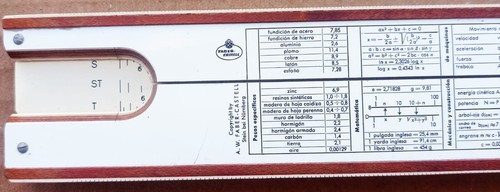 FABER-CASTELL 1/87 RIETZ MADE IN GERMANY Calculation Rule - Picture 9 of 14