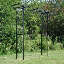 Metal Garden Arch Arches Arbours Rose Climbing Plant Support Trellis Frame