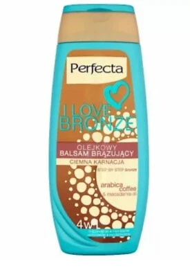 DAX ,PERFECTA Perfecta I Love Bronze Oil bronzing lotion 4in1 dark complexion 250ml