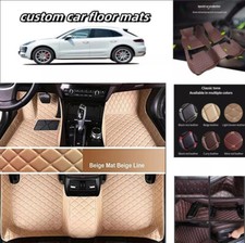 Für Mercedes-Benz E-Klasse W212 Leder-PU All-Wetter Auto-Fußmatten Fürs Maß Auto