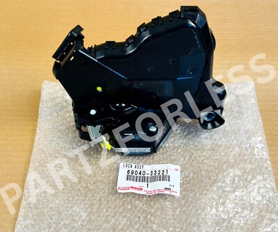 69040-33221 TOYOTA GENUINE LOCK ASSY, FRONT DOOR W/MOTOR, LH  