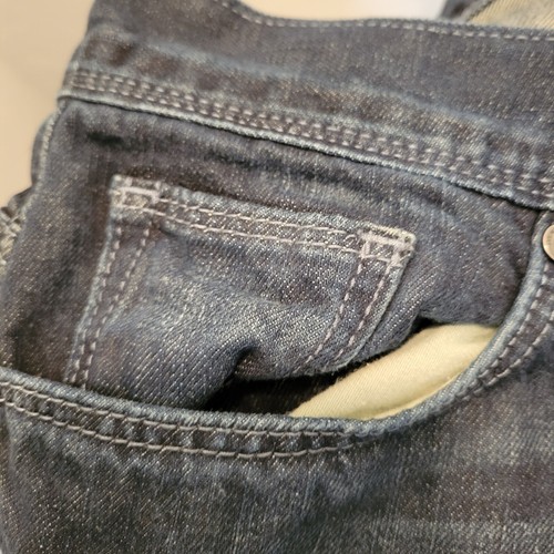 DKNY Men's Straight Leg Jeans sz 30 x 30 Dark Wash 100% Cotton Denim - Picture 5 of 8