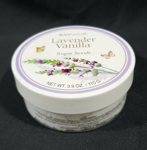 Body Nature Lavender Vanilla Body Sugar Scrub , New 3.9 oz. Nice Fragrance - Picture 8 of 12